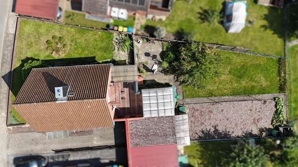 Ansicht von oben - Einfamilienhaus in 21481 Lauenburg mit 69m² kaufen
