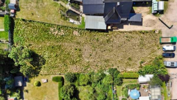 Ansicht von oben - Grundstück in 21502 Geesthacht mit 1109m² kaufen