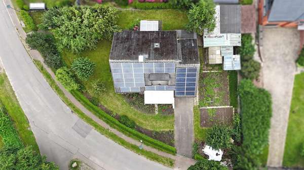 Ansicht von oben - Einfamilienhaus in 21526 Hohenhorn mit 139m² kaufen