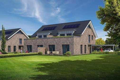 Gartenansicht - Doppelhaushälfte in 21442 Toppenstedt mit 161m² kaufen