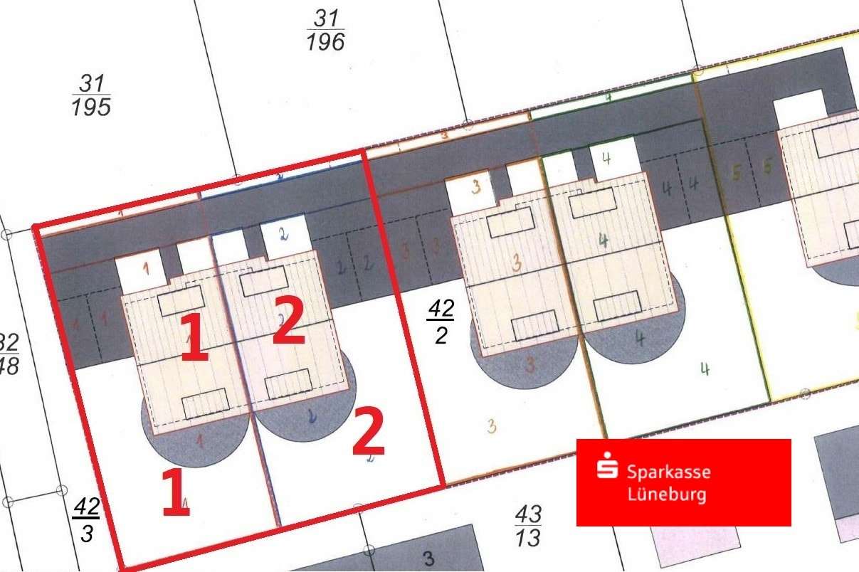 Doppelhausgrundstück 1/2 - Grundstück in 21394 Westergellersen mit 819m² kaufen