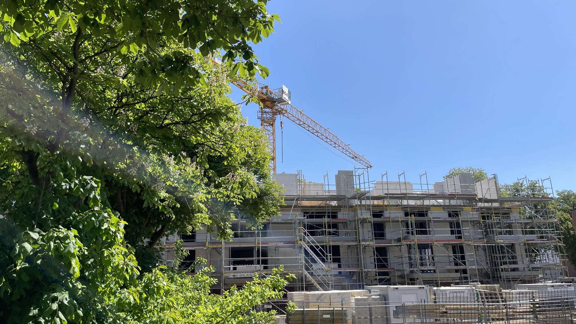 Die Baustelle aktuell