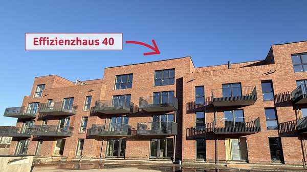 Westseite des Neubaus - Etagenwohnung in 21337 Lüneburg mit 70m² kaufen