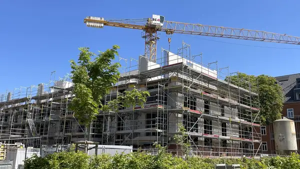 Richtfest in der Wismarer Straße 41/3 