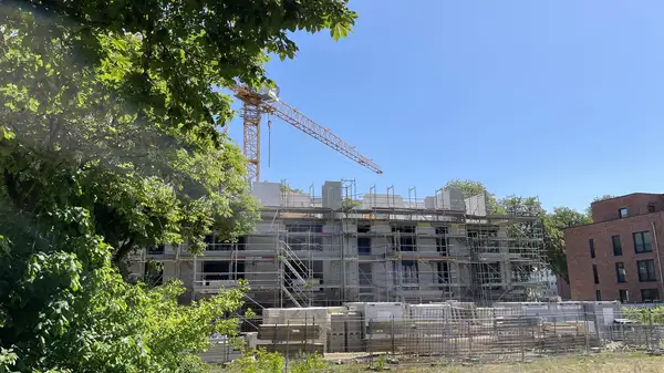 Richtfest in der Wismarer Straße 41/3 
