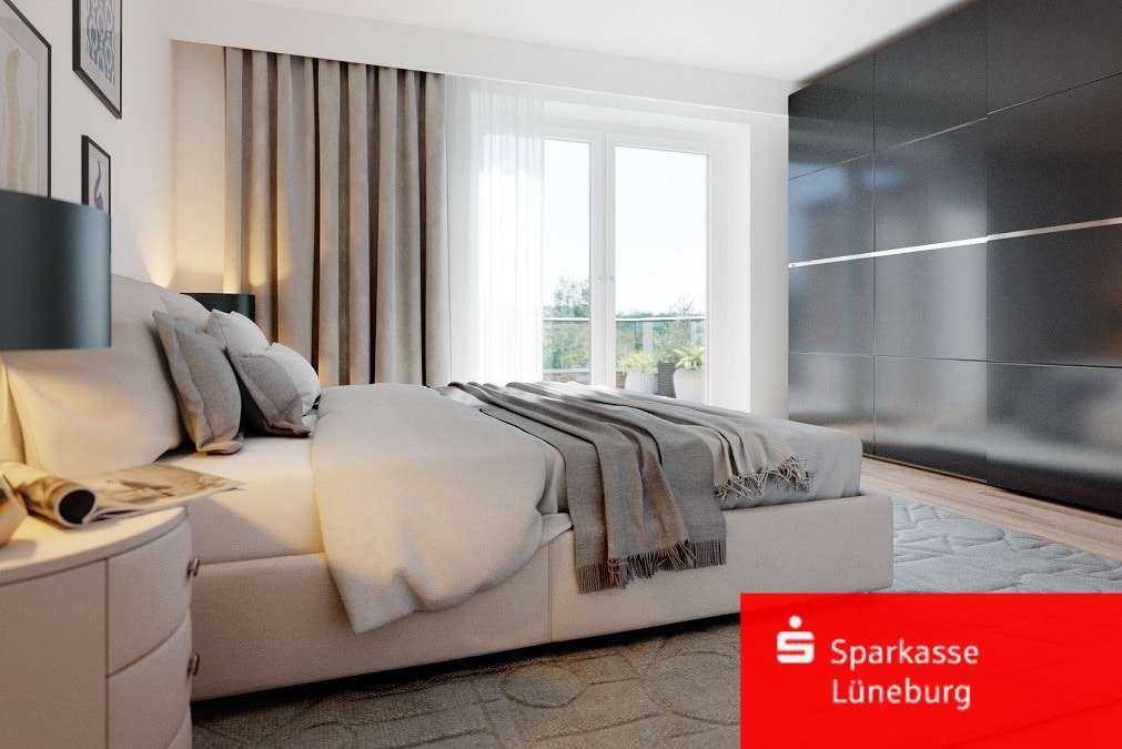 Schlafzimmer - Etagenwohnung in 21337 Lüneburg mit 98m² kaufen
