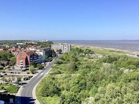 Blick vom Balkon - Etagenwohnung in 27476 Cuxhaven mit 115m² kaufen