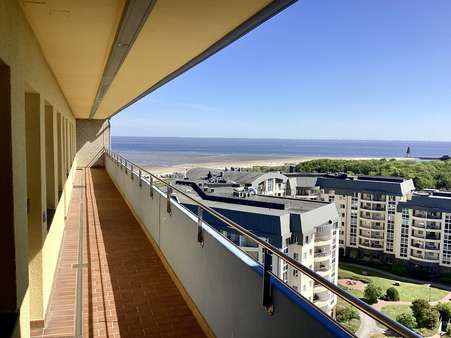 Laubengang zur Wohnung - Etagenwohnung in 27476 Cuxhaven mit 115m² kaufen