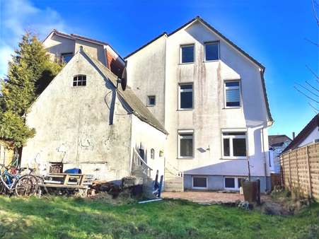 Hausansicht Westen - Erdgeschosswohnung in 27474 Cuxhaven mit 55m² kaufen