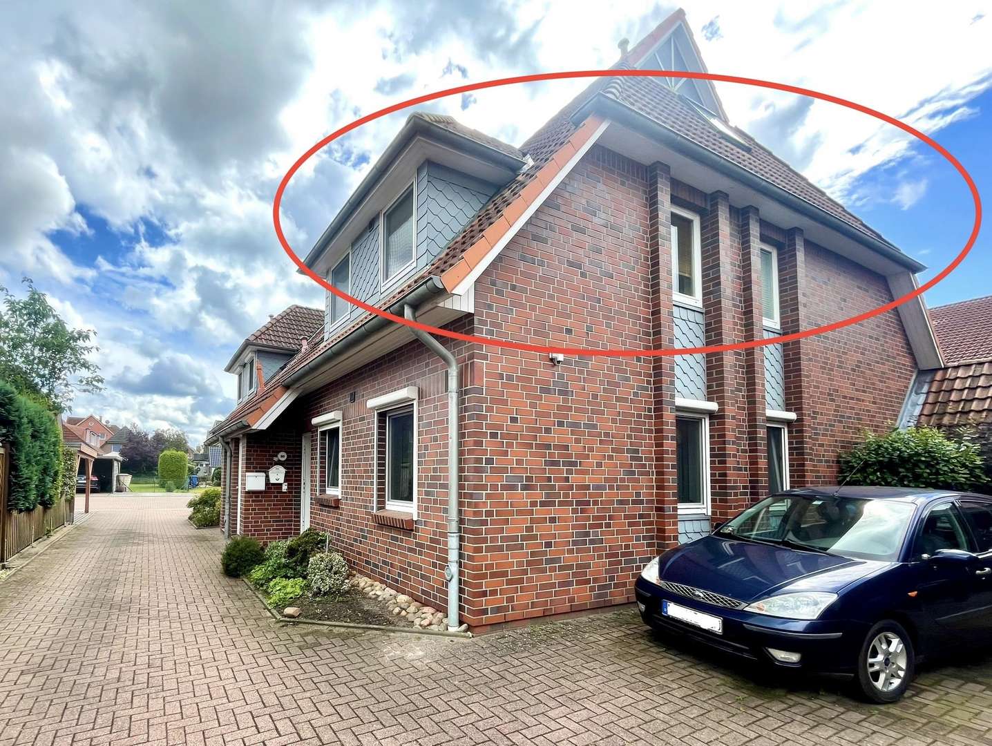 Seitenansicht - Maisonette-Wohnung in 21629 Neu Wulmstorf mit 91m² kaufen