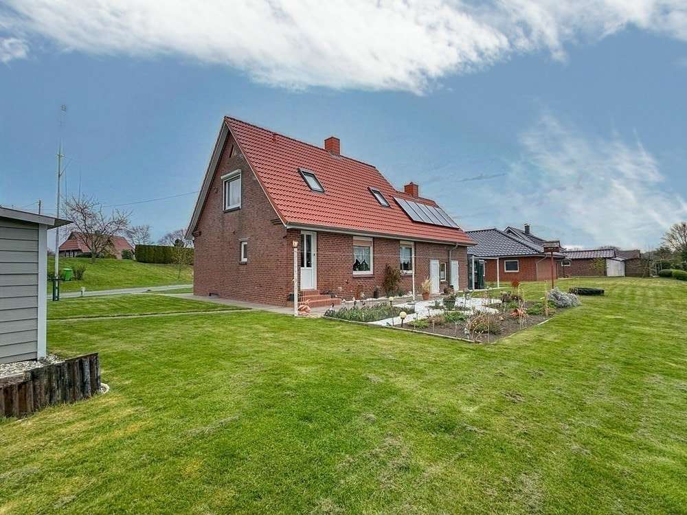 Hinteransicht Hinteransicht - Einfamilienhaus in 21737 Wischhafen mit 118m² kaufen