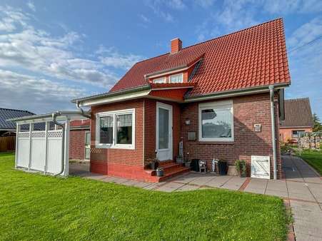Straßenansicht Straßenansicht - Einfamilienhaus in 21737 Wischhafen mit 118m² kaufen
