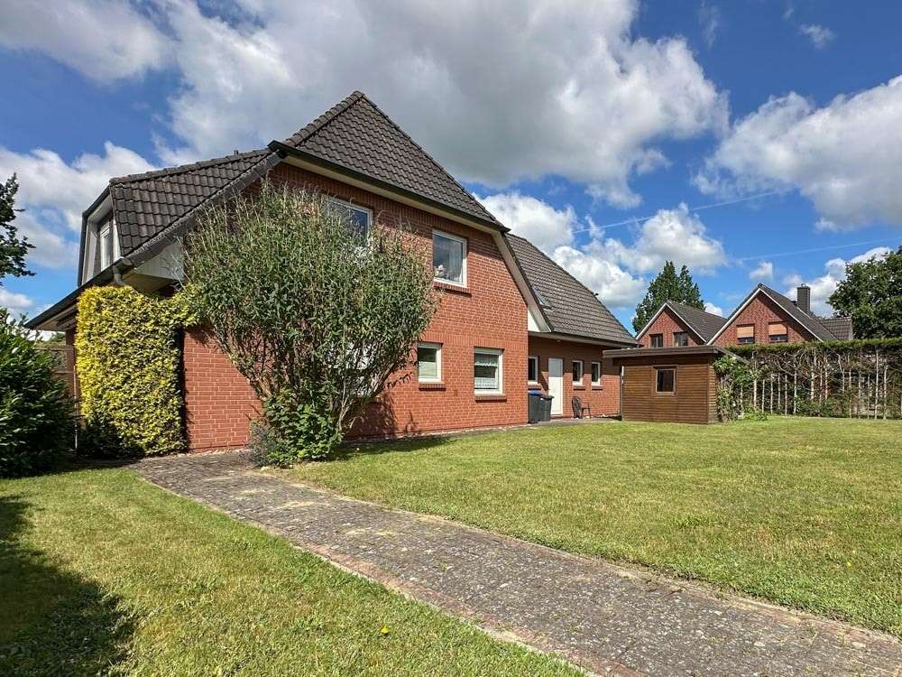 Hinteransicht Hinteransicht - Einfamilienhaus in 21726 Oldendorf mit 228m² kaufen