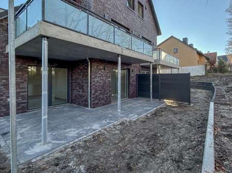 Terrassen Ansicht - Erdgeschosswohnung in 21614 Buxtehude mit 68m² kaufen