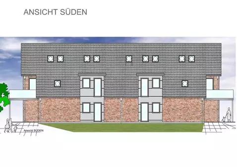 Neubau in Buxtehude: Maisonettewohnung mit 3,5 Zimmern und Balkon