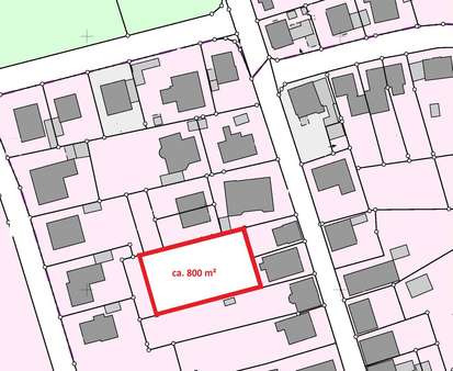 Lageplan - Grundstück in 27711 Osterholz-Scharmbeck mit 800m² kaufen