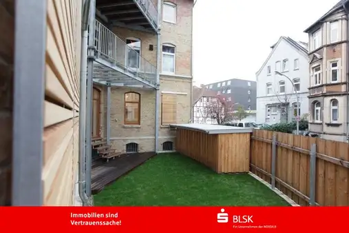 Erdgeschosswohnung mit 70m² Garten am Magniviertel