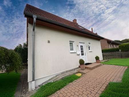 Ansicht Hauseingang Ansicht Hauseingang - Einfamilienhaus in 38170 Schöppenstedt mit 118m² kaufen