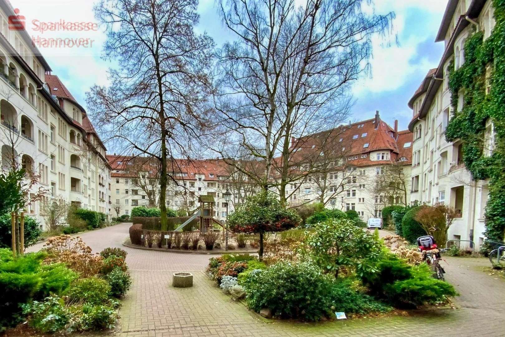 Innenhof Spannhagengarten - Etagenwohnung in 30655 Hannover mit 116m² kaufen