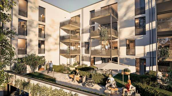 Innenhof - Etagenwohnung in 30989 Gehrden mit 52m² kaufen
