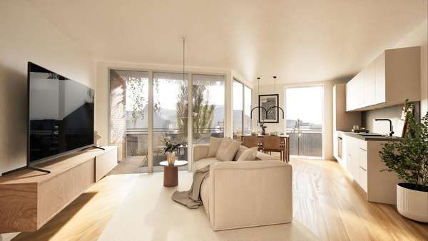 Wohn-/Essbereich - Etagenwohnung in 30989 Gehrden mit 52m² kaufen