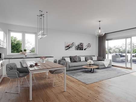Wohn-/Essbereich - Erdgeschosswohnung in 30989 Gehrden mit 98m² kaufen