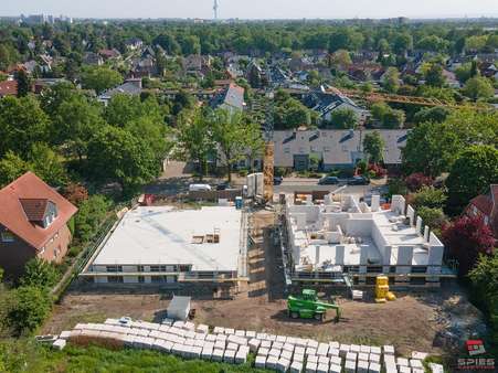 Baufortschritt - Erdgeschosswohnung in 30659 Hannover mit 72m² kaufen