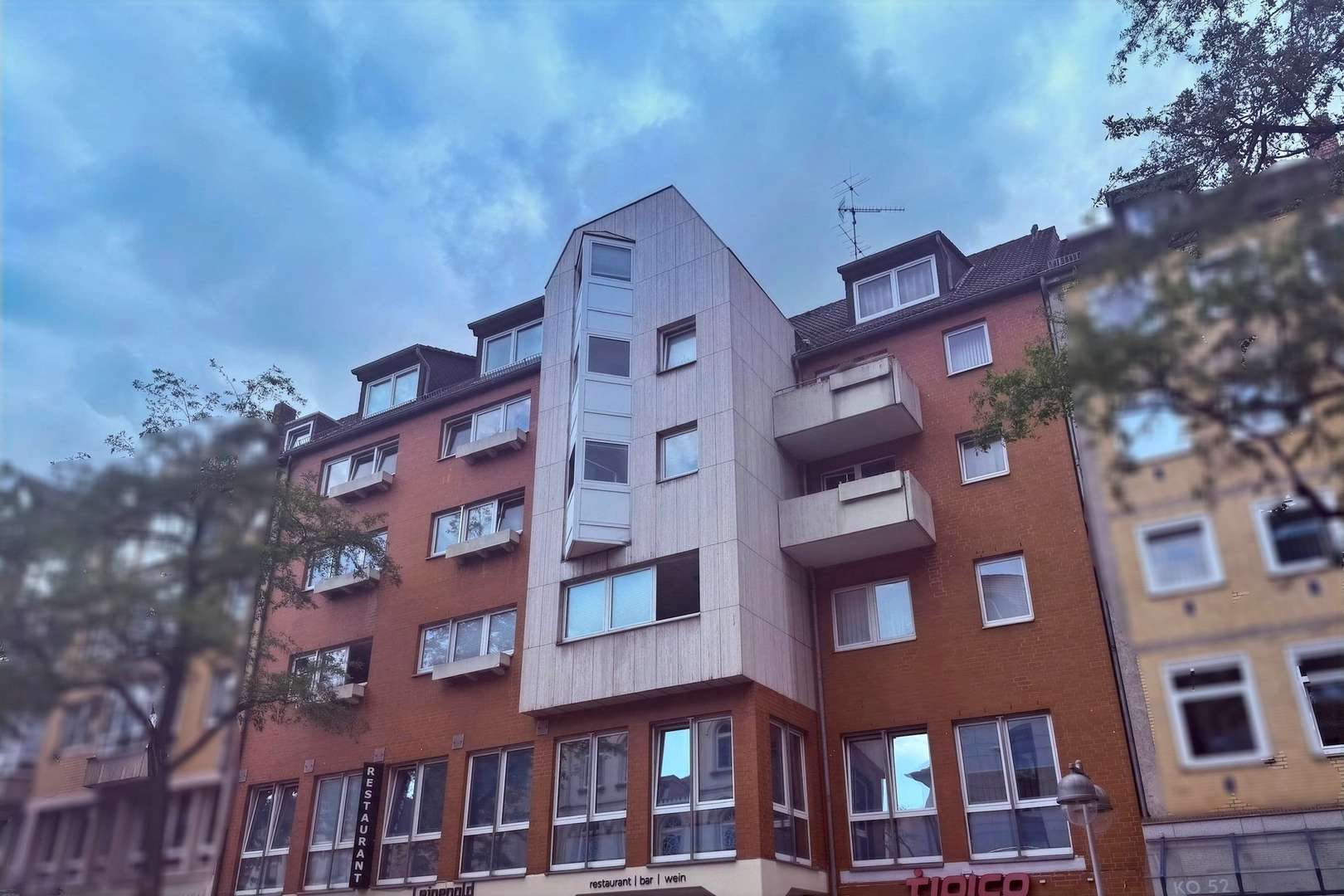 Blick auf das Haus - Appartement in 30175 Hannover mit 40m² kaufen