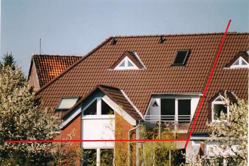 Süd Ansicht - Dachgeschosswohnung in 30890 Barsinghausen mit 94m² kaufen