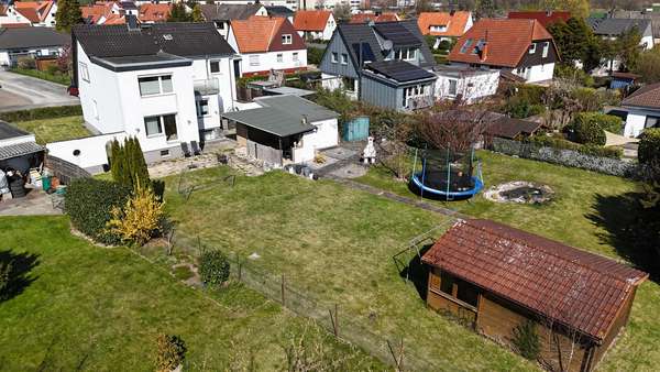Ansicht aus dem Garten - Einfamilienhaus in 30890 Barsinghausen mit 152m² kaufen