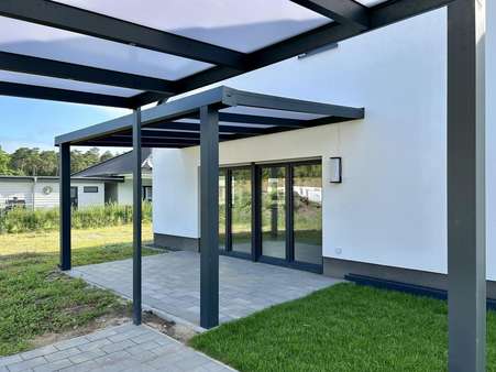 Terrassenansicht Terrassenansicht - Doppelhaushälfte in 29693 Hodenhagen mit 104m² kaufen