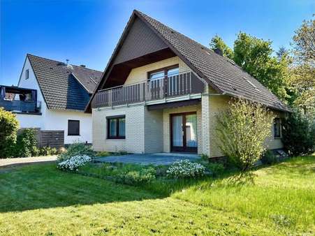 Rückwärtige Hausansicht - Einfamilienhaus in 29699 Walsrode mit 118m² kaufen