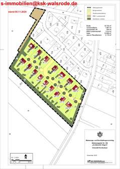 Größenplan Kirchboitzen - Grundstück in 29664 Walsrode mit 781m² kaufen