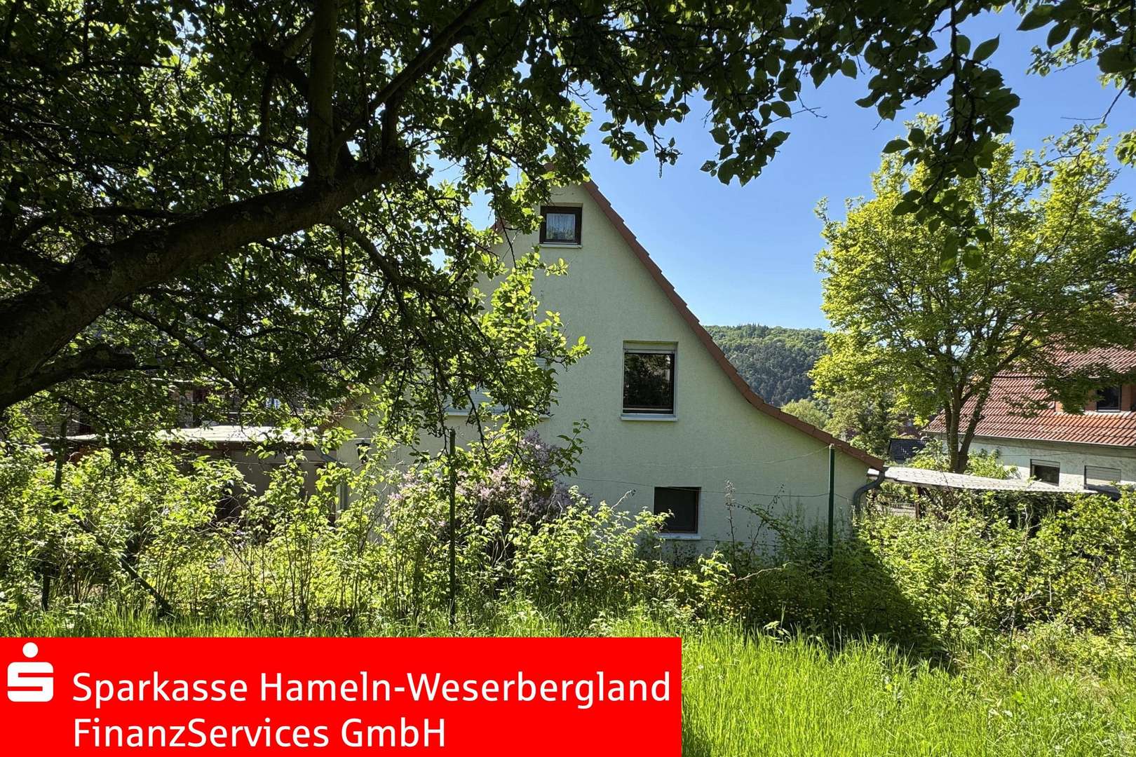 Ansicht aus dem Garten Ansicht aus dem Garten - Einfamilienhaus in 37619 Bodenwerder mit 155m² kaufen