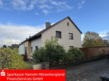 Hausansicht Westseite Hausansicht Westseite - Einfamilienhaus in 31848 Bad Münder mit 131m² kaufen