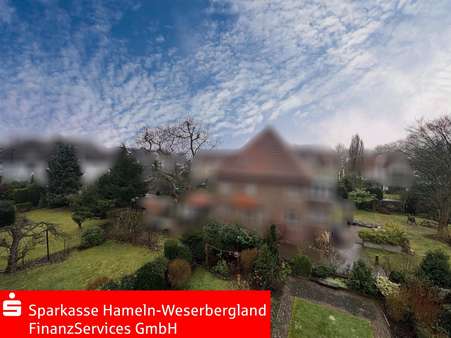 Blick aus dem Wintergarten - Einfamilienhaus in 31787 Hameln mit 180m² kaufen