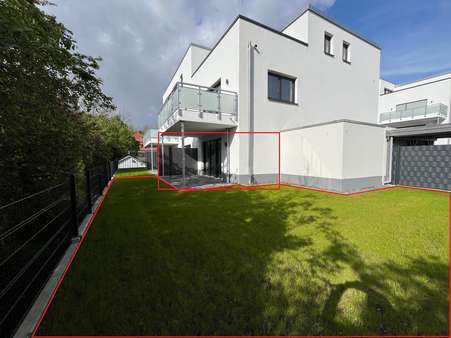 Terrasse mit Gartenanteil - Erdgeschosswohnung in 31542 Bad Nenndorf mit 67m² kaufen