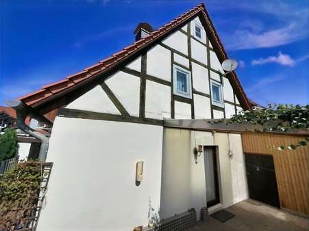 Rückwärtige Ansicht Rückwärtige Ansicht - Einfamilienhaus in 27318 Hoya mit 112m² kaufen