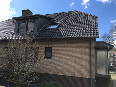 Ansicht aus dem Garten heraus - Doppelhaushälfte in 31582 Nienburg mit 139m² kaufen