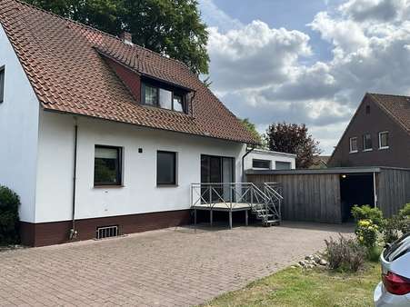 Gartenansicht Gartenansicht - Einfamilienhaus in 31582 Nienburg mit 125m² kaufen