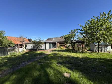 Ansicht vom Garten - Einfamilienhaus in 29476 Gusborn mit 175m² kaufen