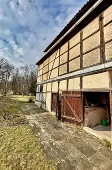 **Bieterverfahren** einmalige Chance - Wassergrundstück mit Fachwerkscheune in Top-Wohnlage