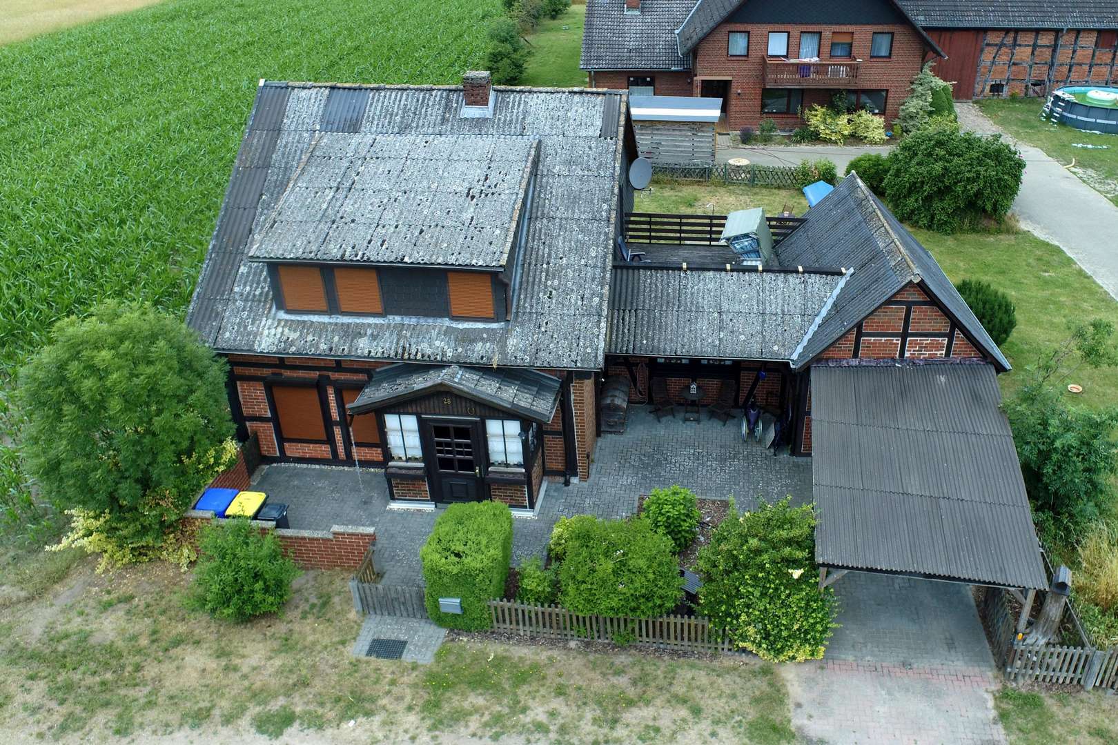 Luftbild von vorn - Einfamilienhaus in 29493 Schnackenburg mit 130m² kaufen