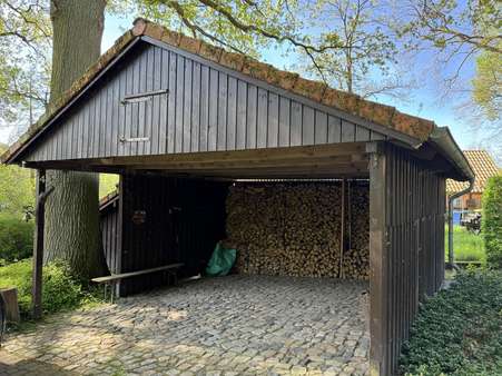 Carport mit Holzlager Carport mit Holzlager - Fertighaus in 29556 Suderburg mit 111m² kaufen