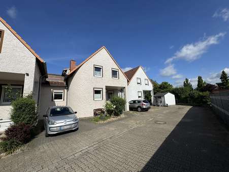 Ansicht von vorn - Reihenmittelhaus in 29451 Dannenberg mit 123m² kaufen