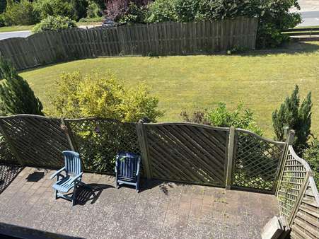 Terrasse von oben - Zweifamilienhaus in 29439 Lüchow mit 210m² kaufen