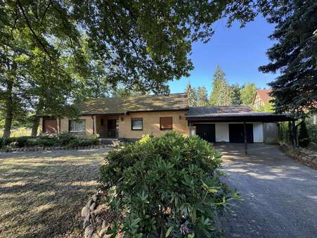 Ansicht von der Auffahrt - Einfamilienhaus in 29493 Schnackenburg mit 153m² kaufen