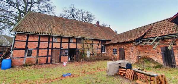 Ansicht vom Innenhof - Einfamilienhaus in 29476 Gusborn mit 70m² kaufen