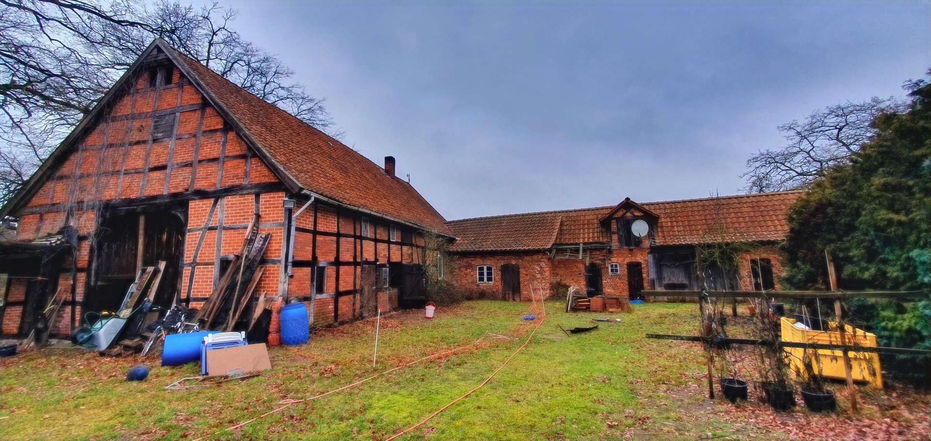 Ansicht vom Innenhof - Einfamilienhaus in 29476 Gusborn mit 70m² günstig kaufen