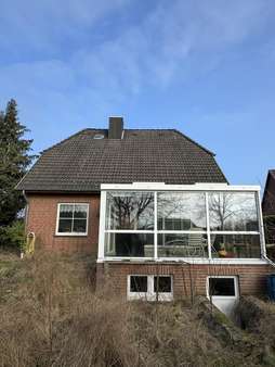 Ansicht aus dem Garten - Einfamilienhaus in 29574 Ebstorf mit 128m² kaufen